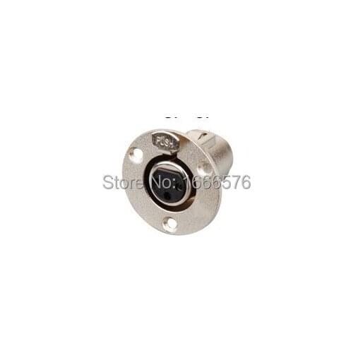 Wholesale 100 pcs 3pin XLR female ROUND PANEL-229