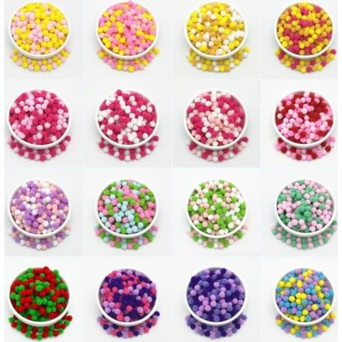 8mm Mixed Color Pom Pom Fur Craft DIY Soft Pom Poms Craft Home Garden Wedding Decor Supplies Sewing Garment Accessories 480pcs