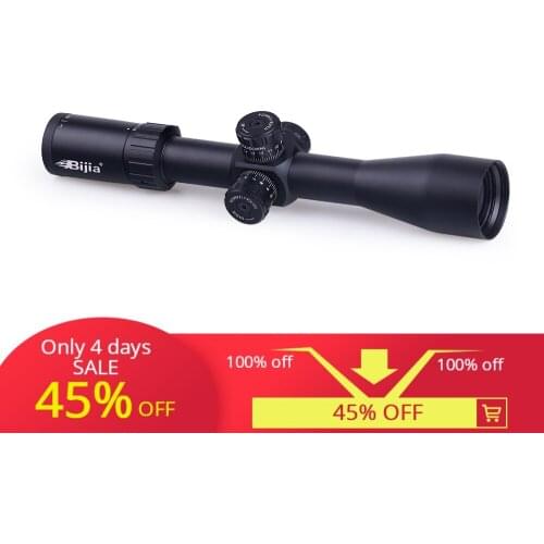 BIJIA model 4-16x44 Professional red dot Shockproof 30mm Tube Hunting Rifle Scope Optics rifle scope gun optic hi tech discove
