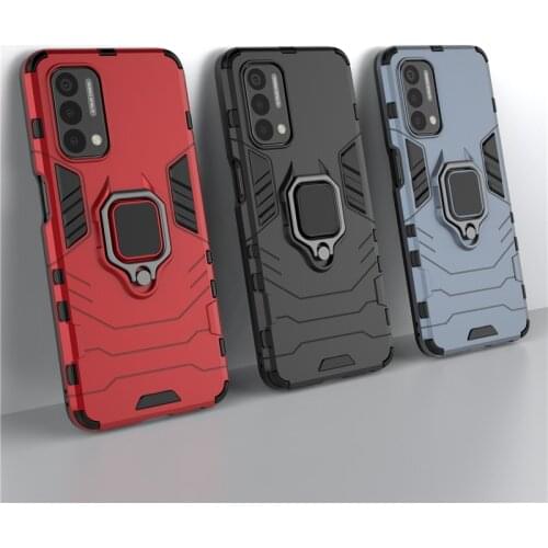Magnetic Metal Ring Stand Armor Shockproof Case For OPPO A54 A74 A93 A73 A53 5G A74 A94 4G F19 Pro Hard PC Soft TPU Back Cover