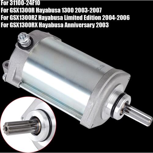 Starter Motor for Suzuki GSX1300R Hayabusa 1300 GSX1300RZ Hayabusa Limited Ed GSX1300RX Hayabusa Anniversary 31100-24F10
