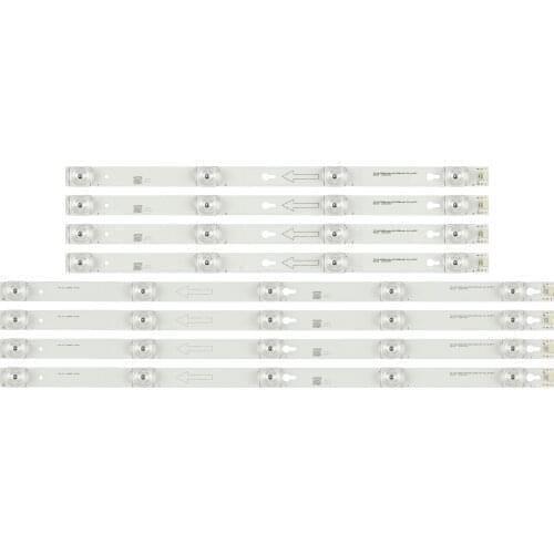 8pcs LED Backlight strip for Toshiba 49L2600 L49S4900fs 49U7800 49P2US 49L2900 49S405 49S403 49D2900 D49A620U TOT_49_D2900