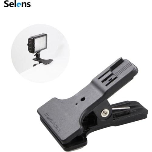 Photographic Clamp clip with Hotshoe Mount Table Mini Stand holder for flash Speedlite background Photographic ligting