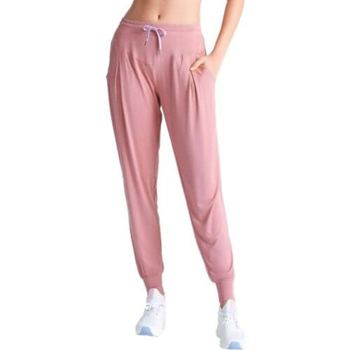 Female Trousers Sportswear Fitness Quick Dry Athletic Loose Gym Softyoga Pants Women Dance Sports Breathable Running