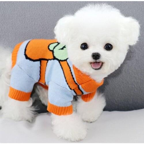 Winter Dog Clothes Sweater Jumpsuit Puppy Small Dog Costumes Apparel Shih Tzu Bichon Pomeranian PoodleYorkies Maltese Clothing