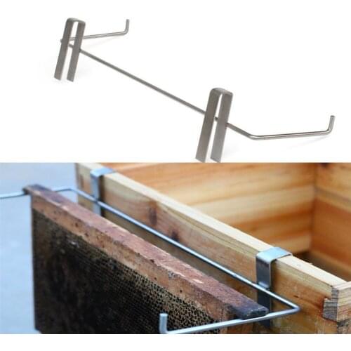 1PCS Beekeeping Rack Nesting Spleen Racks Hive Stainless Steel Shelf Top Welding Oblique Hook Frame Holder Incline