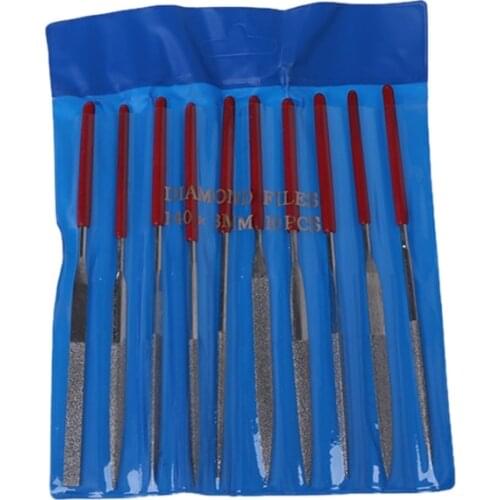 140mm Needle Files Carving Jeweler Diamond Metal Glass Stone Craft Tool 10pcs W-store D21_B