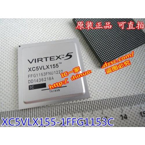 100% New&original XC5VLX155-1FFG1153C XC5VLX155 BGA1153