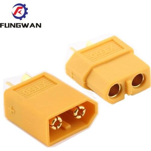 2 PCS NEW XT60 Male & Female Bullet Connectors Plugs For RC LiPo Battery