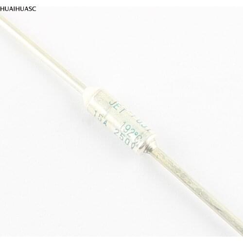 5pcs Microtemp Thermal Fuse Axial 192 Degree TF Cutoff 15A 250V FTF-S Type S192J