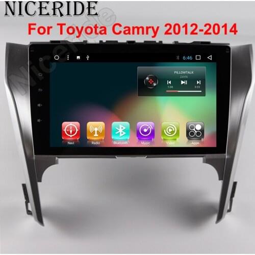 Android 7.1 Car Dvd GPS Multimedia Player for Toyota Camry 2012 Car Dvd Navigation 2 Din Raido Video Audio Player tape recorder