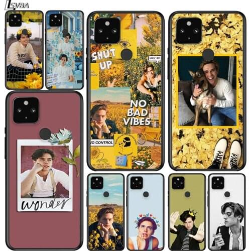 Riverdale Series Cole Sprouse Shockproof Cover for Google Pixel 5 5A 4 4A XL 5G Black Phone Case Shell Soft Fundas Coque Capa
