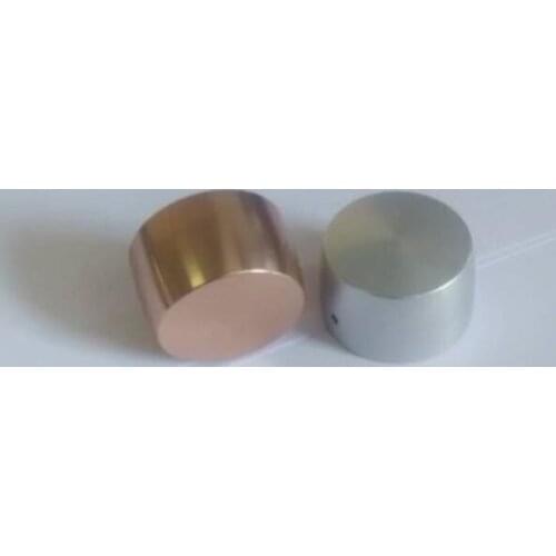 Diameter 44MM cylindrical curved knob height 27MM Silver and gold