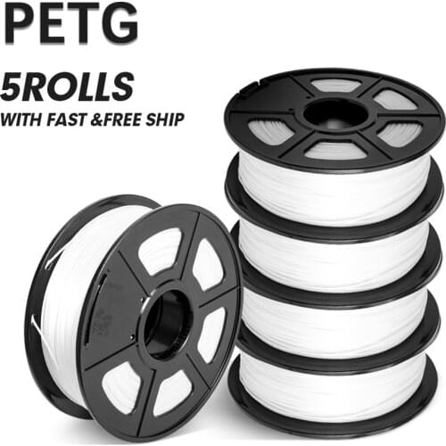 Enotepad PETG Filament 1.75mm PETG White gift DIY printing with fast shipment 100% no bubble +-0.02MM with Vacuum packaging