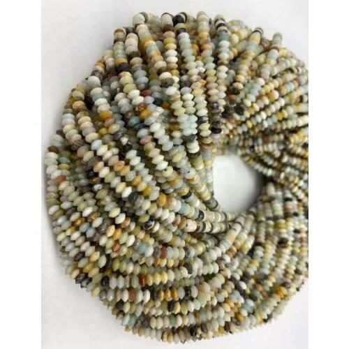 Amazon 1.5x3 UFO bead cutting Angle cutting gem jewelry DIY boutique 38 cm long