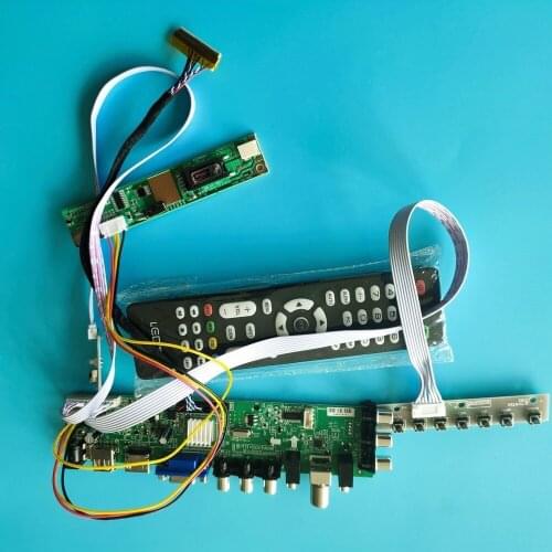 Kit for LP171WE3-TLA1/LP171WE3-TLA2 TV Controller board AV HDMI VGA 1680X1050 LCD Panel DVB-T2 Digital USB 1 CCFL Screen monitor