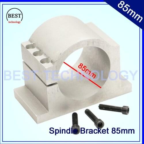 85mm cast aluminium bracket for cnc spindle moto for engraving milling machine spindle clamp cnc machine tool spindle holder