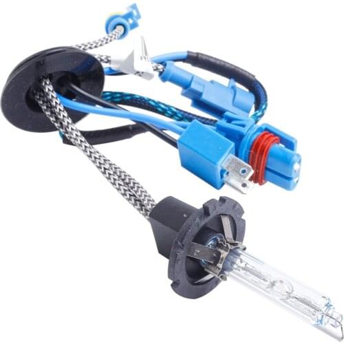 2pcs 55W D2H D2Y super Bright fast start metal base HID xenon bulb D2C D2S with wire suit for Bi-xenon projector lens headlight