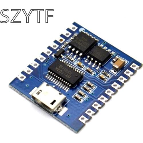 MP3 Player Module Voice Module 4MB Voice Playback IO Trigger Serial Port Control USB Download FLash DY-SV17F