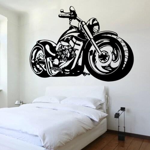 Motorcycle Wall Sticker Competitive Motor Vinyl Decal Bedroom Decor Motorcyclist Living Room Decoration Extreme Sports Mural