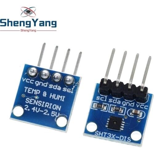 Original I2C interface SHT30 SHT30-D Digital Output Temperature Humidity Sensor Accuracy Breakout Weather SHT30-DIS For Arduino