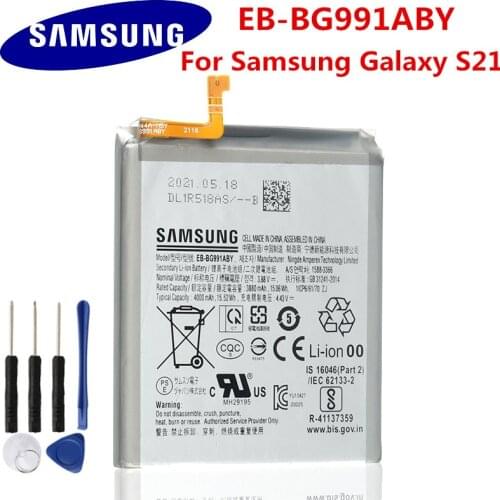 Original Replacement Battery EB-BG996ABY EB-BG991ABY For Samsung Galaxy S21 S21