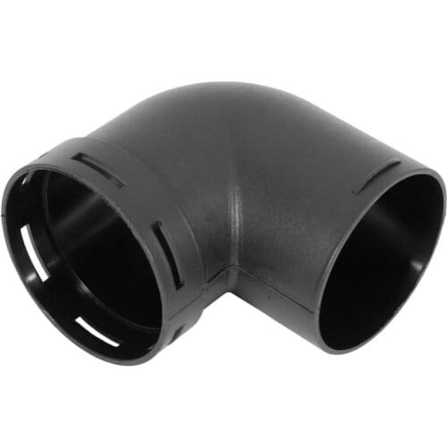 Plastic Air Ducting Pipe Elbow Outle 3.54\\\"X2.48\\\"X3.54\\\" 90x63x90mm New