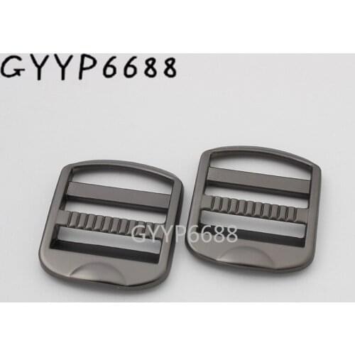 10-30-100pieces 31*38mm 1'' inner matte gun purse adjustment buckle for DIY handbag chains bag connector buckle