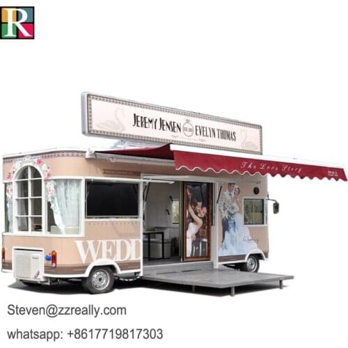 RL-WT 5.4m large Mobile Wedding truck for sale europe