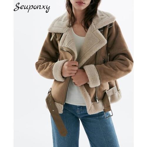 Женские замшевые куртки Seuponxy China At AliExpress