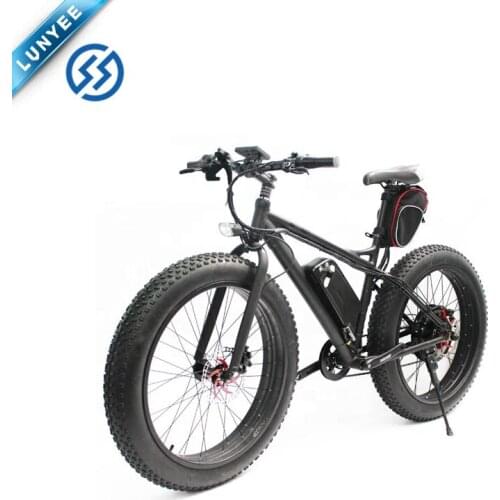 Rear 48v1000W 24" 26" x 4.0 Electric Motor Wheel Fat Tyre Bike Conversion Kits