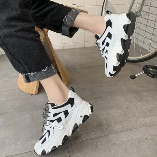 2020 spring and autumn new fashion mesh womens shoes old shoes womens tide wild casual sports shoes X281