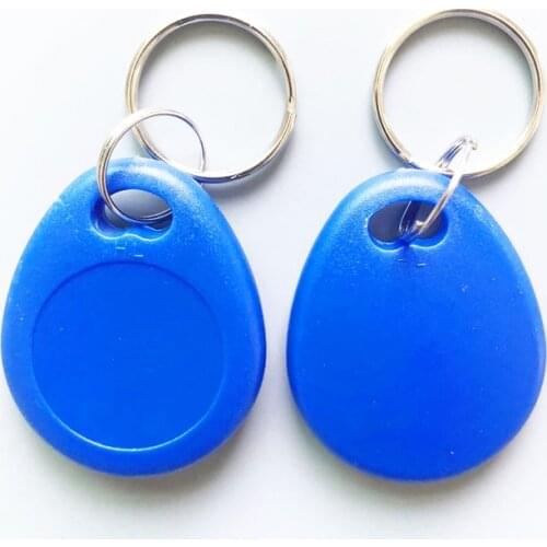 10pcs/lot T5577 125Khz RFID Readable & Writable Rewrite Proximity ID cards Token Tags Keyrings fobs Keyfobs