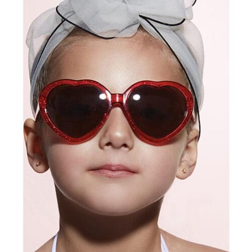 2020 New Model Fashion Kids sunglasses Lovely Heart shape frame sun glasses Girls&boys Party glasses UV400 Beach eyewear N473