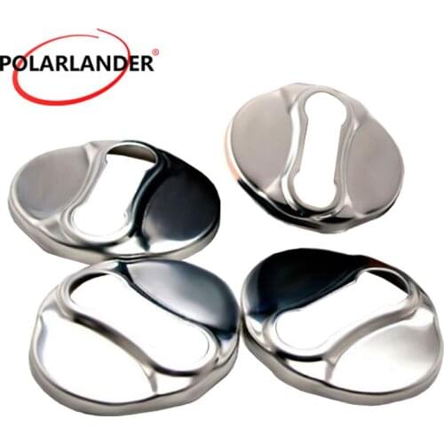 Stainless Steel 4pcs For Hyundai IX35 2010-2015 Elantra 2012-2015 Car styling Door Lock Buckle Protective Cover