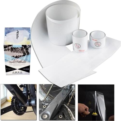 4PCS Bicycle Frame Protection Sticker for Road Bike MTB Paint Sticker Protective Film Protection Surface Smooth Protection
