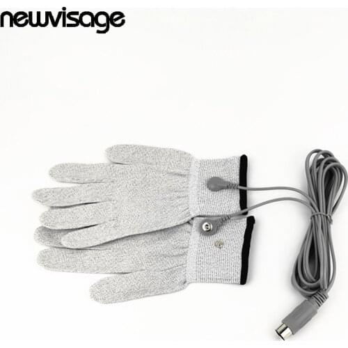 5pcs Big 5P Male Plug Replace Wire for EMS Tens Machine Electrode Pad Paddle Cable Micro Current Muscle Trainer Stimulation