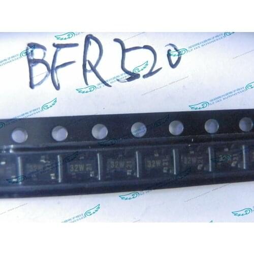 50PCS/LOT BFR520 TRANS NPN 70MA 15V 9GHZ SOT23