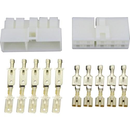 6.3 Series All New 10 Pin/Way DJ7101-6.3 Electrical Wire Connectors Plug Male and female Automobile Lighting Adapter Connector