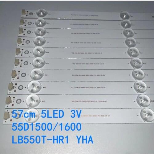 8PCS IN 1TV LED Backlight strip for 55L2600C 55L26CMC 55U3600C 55D1600 55D1500 D55E161 55HR332M05A3 V0 V1 4C-LB550T-HR1 YHA