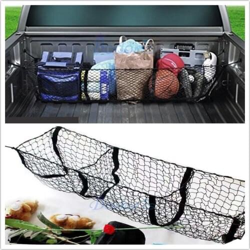 Accessories For Ford F150 F650 Atlas Supper Duty Ranger Rear Truck Storage Bag Luggage Nets Hook Dumpster Net Car Organizer