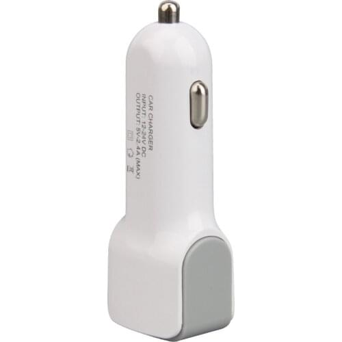 2 USB Car Fast Charger Adapter 5V/2.1A Power Adapter for iPhone Samsung Huawei Auto Charge 500pcs