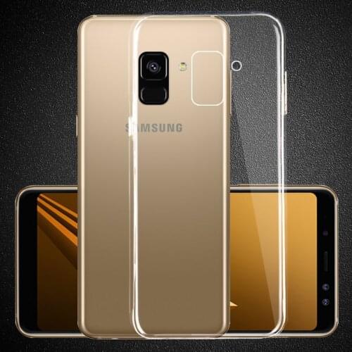 For Samsung Galaxy A6 2018 Case Slim Transparent Soft Back Cover For Samsung J6 2018 A6 Plus 2018 EU M20 A50 S8 Clear Cases