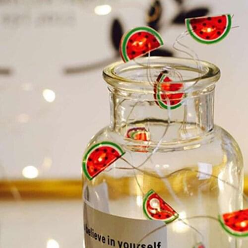 20 LED Half Slice Watermelon Decorative String Lights Christmas Halloween