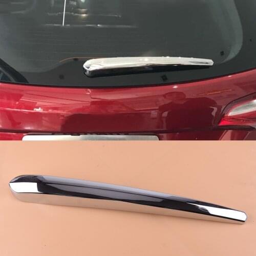 Chrome ABS Rear Window Windscreen Windshield Wiper Arm Trim Cover Overlay Garnish Molding fit for Chevrolet Equinox 2018 2019