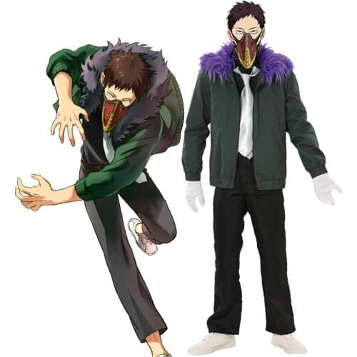My Hero Academia Chisaki Kai Cosplay Costume Boku No Hero Academia Overhaul Cosplay Jacket Halloween Carnaval Party Costume