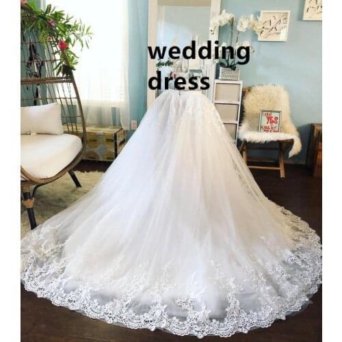 Lace ballgown train/ bridal skirt / removable tulle skirt / wedding dress / lace wedding skirt custom size