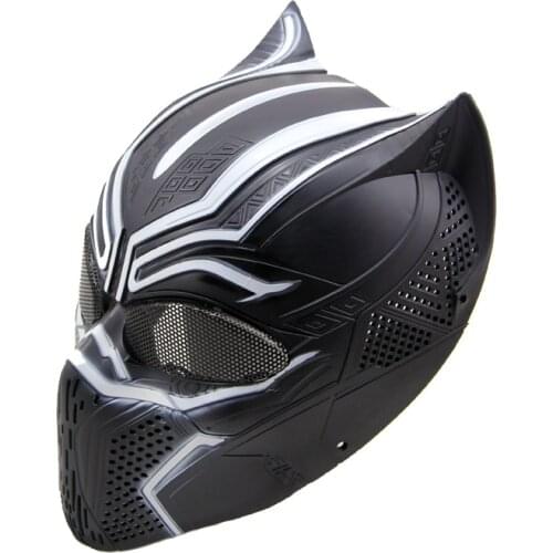 Hot 2020 Military Wargame Cosplay Halloween Black Skull Ghost Mask Tactical Airsoft Paintball Full Face Protective Mask