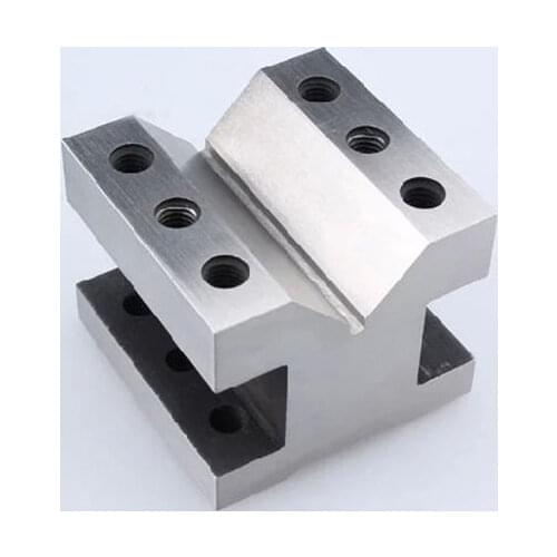 Precision "V" Blocks & Clamp Tool Gauge V-Blocks Set Workholding 60*60*50mm/ 105*105*78mm