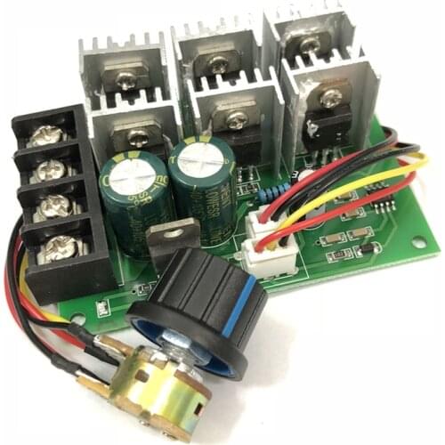 NEW 1Pcs PWM DC motor governor 12v24v36v48v high power 40A DC brush motor controller 2000W Module